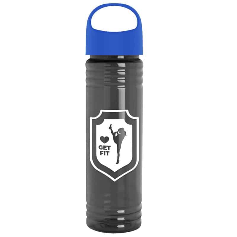 Custom Garyline® Slim Fit RPET Bottle with Oval Crest Lid - 24 oz. - 3