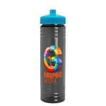 Custom Garyline® Slim Fit RPET Bottle with Push-Pull Lid - 24 oz. - 3