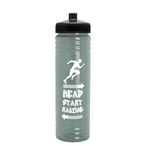 Custom Garyline® Slim Fit RPET Bottle with Push-Pull Lid - 24 oz.