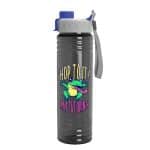 Custom Garyline® Slim Fit RPET Bottle with Quick-Snap Lid - 24 oz. - 1