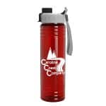 Custom Garyline® Slim Fit RPET Bottle with Quick-Snap Lid - 24 oz. - 4