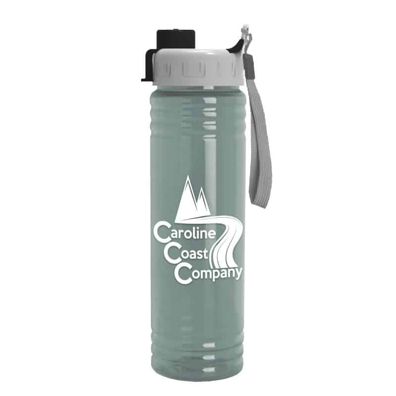 Custom Garyline® Slim Fit RPET Bottle with Quick-Snap Lid - 24 oz.