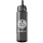 Custom Garyline® Slim Fit RPET Bottle with Ring-Straw Lid - 32 oz. - 4