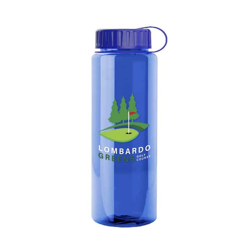 Custom Garyline® Slim Fit RPET Bottle with Tethered Lid - 32 oz. - 3