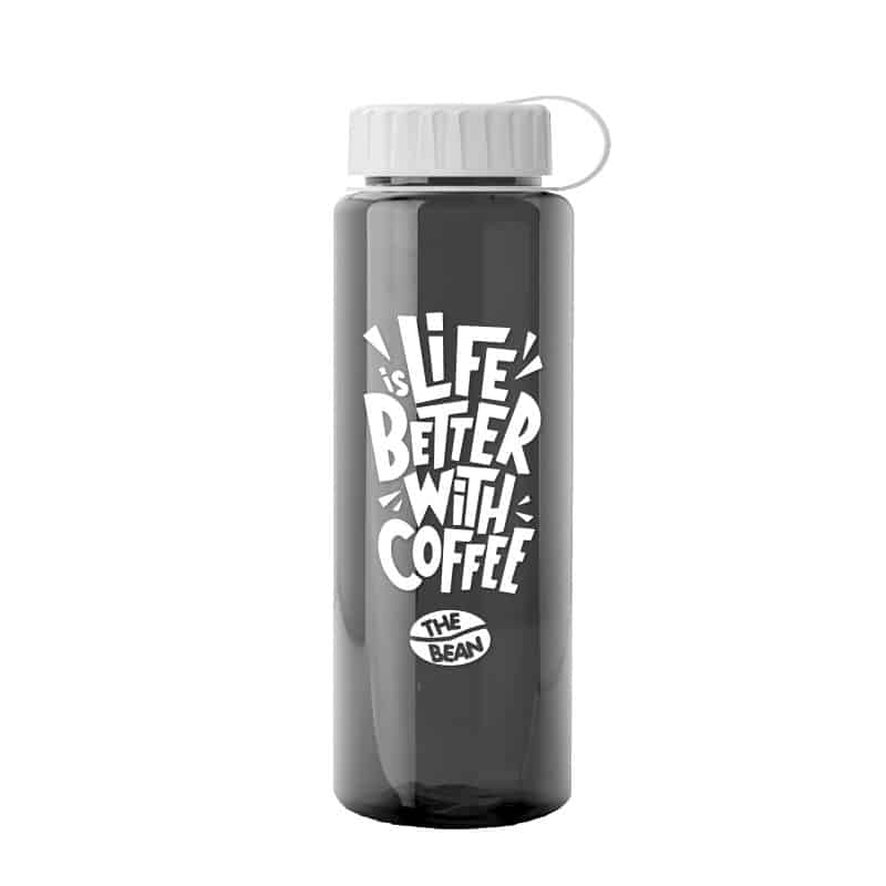Custom Garyline® Slim Fit RPET Bottle with Tethered Lid - 32 oz. - 4