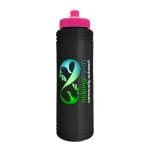 Custom Garyline® Slim Line Bottle with Push-Pull Lid - 25 oz. - 1