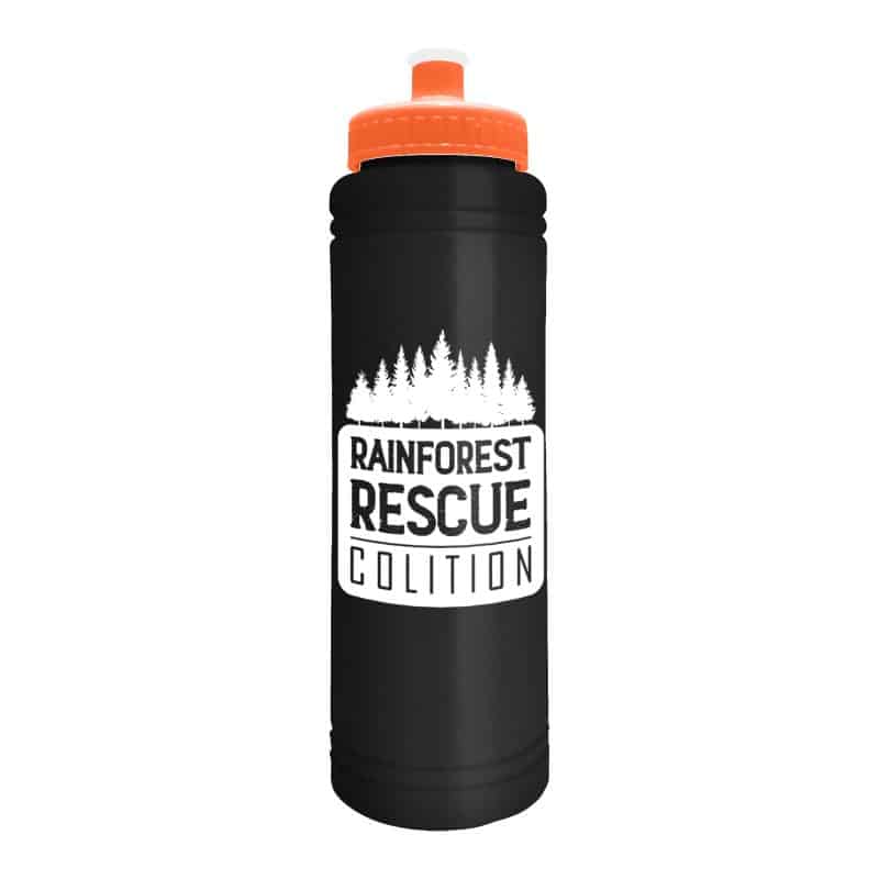 Custom Garyline® Slim Line Bottle with Push-Pull Lid - 25 oz. - 2