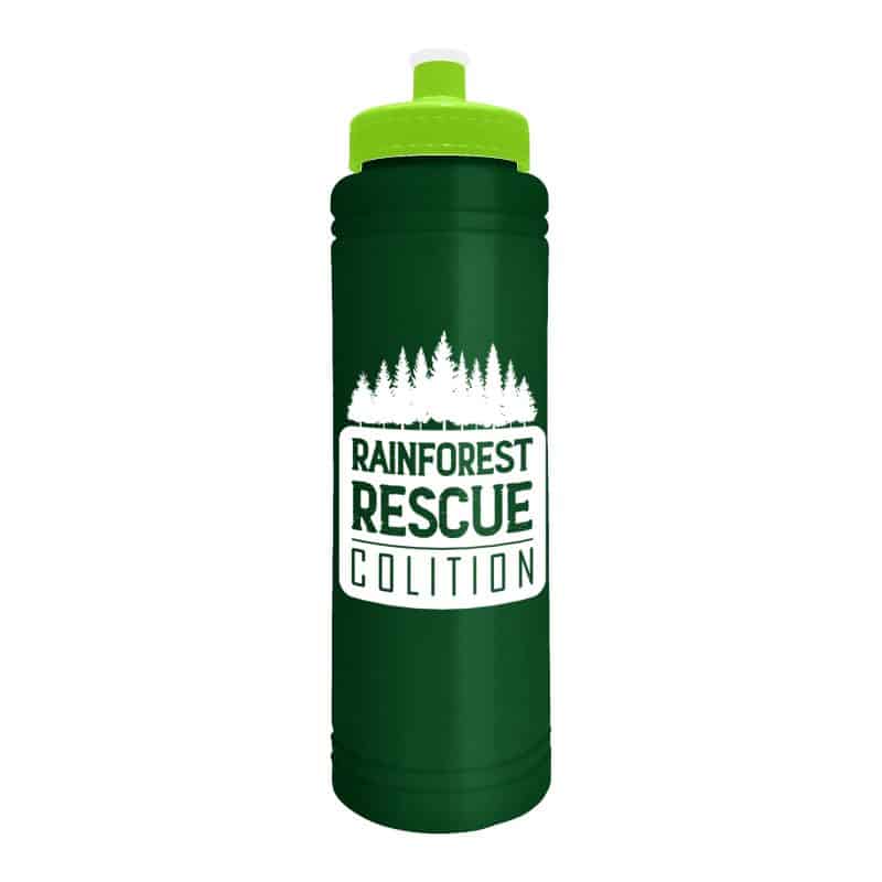 Custom Garyline® Slim Line Bottle with Push-Pull Lid - 25 oz. - 6