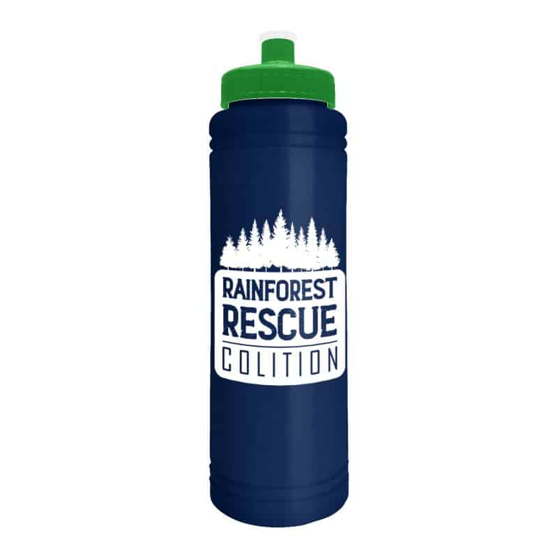 Custom Garyline® Slim Line Bottle with Push-Pull Lid - 25 oz. - 9