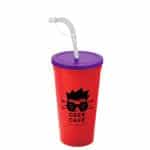 Custom Garyline® Sport Sipper Cup with Straw Lid - 24 oz. - 5
