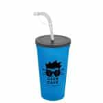 Custom Garyline® Sport Sipper Cup with Straw Lid - 24 oz. - 7