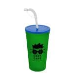 Custom Garyline® Sport Sipper Cup with Straw Lid - 24 oz. - 8