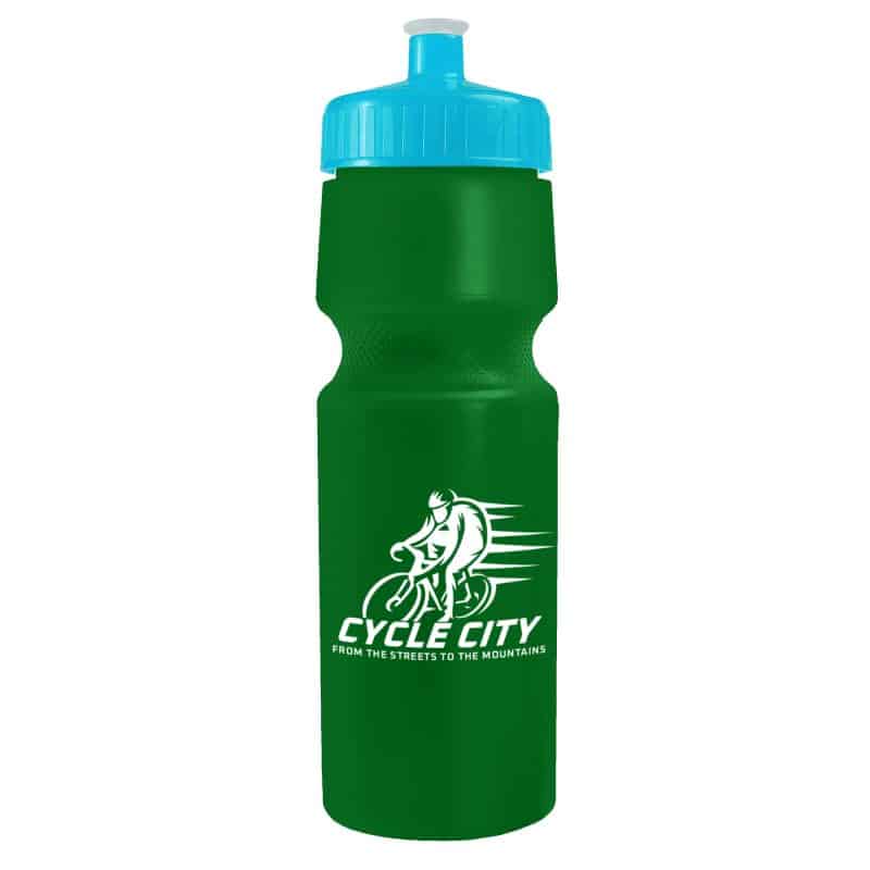 Custom Garyline® Tour Recycled Bike Bottle with Push-Pull Lid - 24 oz - 1