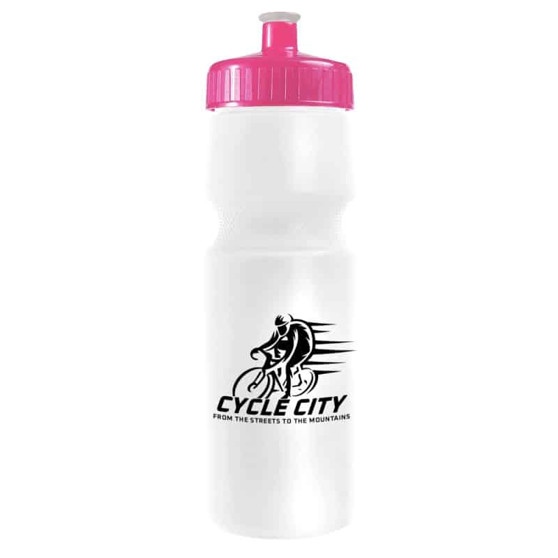 Custom Garyline® Tour Recycled Bike Bottle with Push-Pull Lid - 24 oz - 4