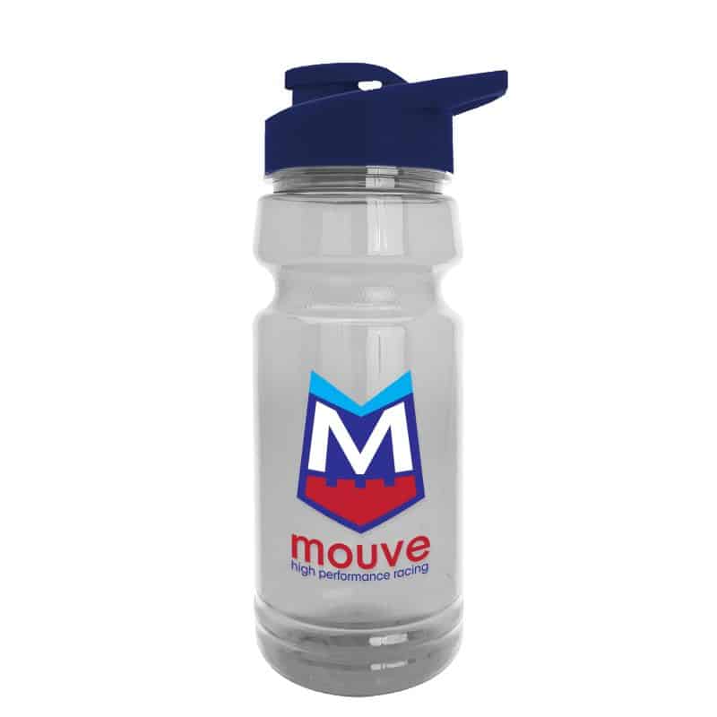 Custom Garyline® Trainer Clear Bottle with Drink-Thru Lid - 24 oz. - 5