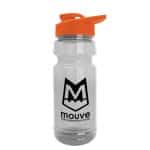 Custom Garyline® Trainer Clear Bottle with Drink-Thru Lid - 24 oz. - 6