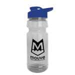 Custom Garyline® Trainer Clear Bottle with Drink-Thru Lid - 24 oz. - 8