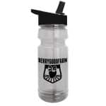 Custom Garyline® Trainer Clear Bottle with Flip-Straw Lid - 24 oz.