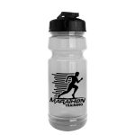 Custom Garyline® Trainer Clear Bottle with Flip-Top Lid - 24 oz.