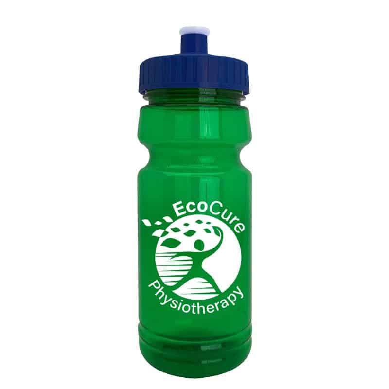 Custom Garyline® Trainer RPET Bottle with Push-Pull Lid - 24 oz. - 9