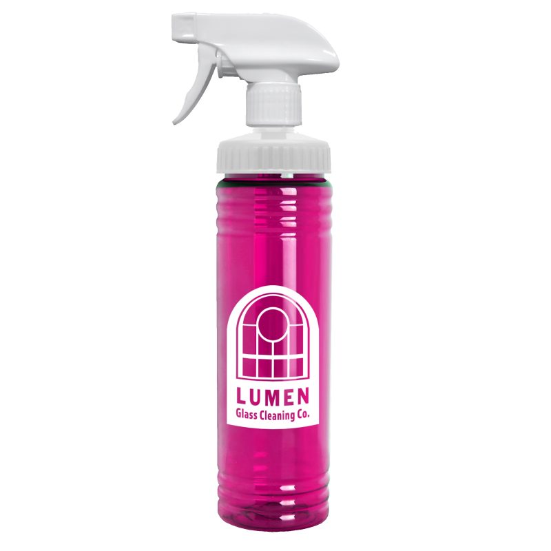 Custom Garyline® Transparent Spray Bottle - 24 oz. - 3