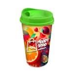 Custom Garyline® Transparent Tumbler with Sip Lid and Full-Color Paper Insert - 16 oz. - 3