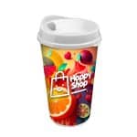 Custom Garyline® Transparent Tumbler with Sip Lid and Full-Color Paper Insert - 16 oz. - 8