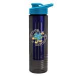 Custom Garyline® Wave Tritan® Bottle with Drink-Thru Lid and Infuser - 24 oz. - 2