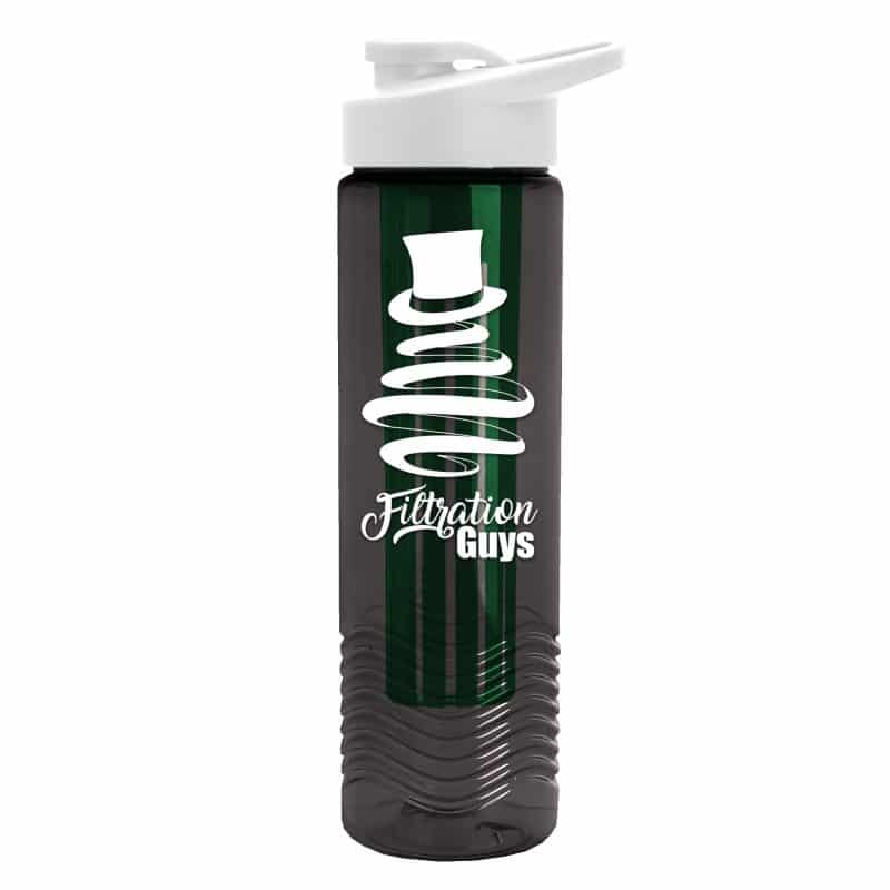 Custom Garyline® Wave Tritan® Bottle with Drink-Thru Lid and Infuser - 24 oz. - 3