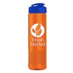 Custom Garyline® Wave Tritan® Bottle with Flip-Top Lid - 24 oz. - 8