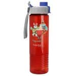Custom Garyline® Wave Tritan® Bottle with Quick-Snap Lid - 24 oz. - 5