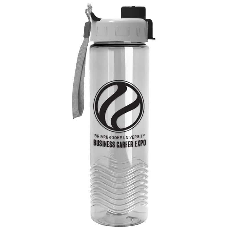 Custom Garyline® Wave Tritan® Bottle with Quick-Snap Lid - 24 oz.