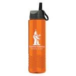 Custom Garyline® Wave Tritan® Bottle with Ring-Straw Lid - 24 oz. - 4