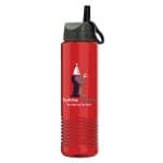 Custom Garyline® Wave Tritan® Bottle with Ring-Straw Lid - 24 oz. - 5