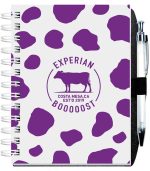 Custom Gloss Cover Journals w/100 Sheets & Pen (5"x 7") - 4