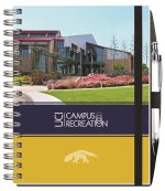 Custom Gloss Cover Journals w/100 Sheets & Pen (6 ½"x 8 ½") - 2