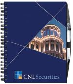 Custom Gloss Cover Journals w/100 Sheets & Pen (8 ½"x 11")