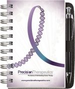 Custom Gloss Cover Journals w/50 Sheets & Pen (4"x 6")