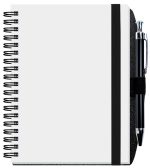 Custom Gloss Cover Journals w/50 Sheets & Pen (5"x 7") - 1