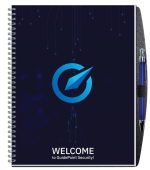 Custom Gloss Cover Journals w/50 Sheets & Pen (8 ½"x 11") - 3