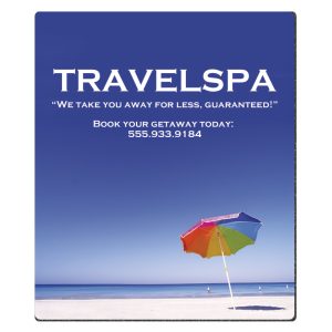 Custom Good Value™ 1/16" Fabric Surface Mouse Pad (8" x 9-1/2")