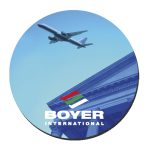 Custom Good Value™ 1/4" Fabric Surface Mouse Pad (8" Round)
