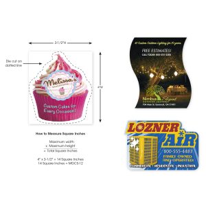 Custom Good Value™ 30 Mil Custom Shaped Magnet 6.01-8 Square Inches