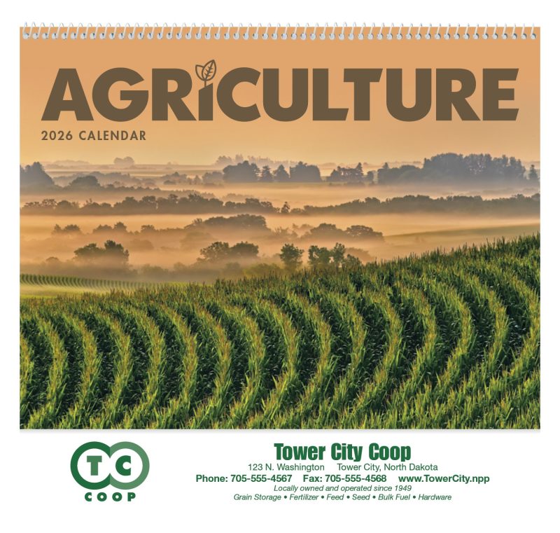 Custom Good Value™ Agriculture - Spiral Calendar - 2