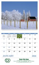Custom Good Value™ Agriculture - Spiral Calendar - 3
