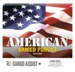 Custom Good Value™ American Armed Forces - Spiral Calendar - 2