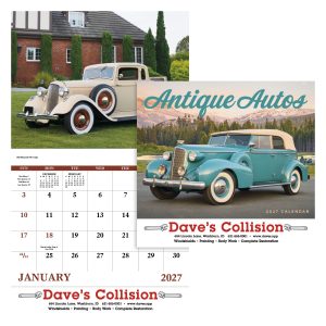 Custom Good Value™ Antique Autos Calendar