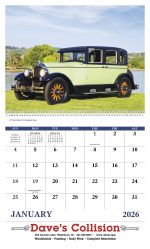 Custom Good Value™ Antique Autos - Spiral Calendar - 3