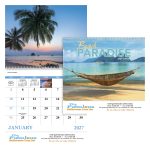 Custom Good Value™ Beach Paradise - Spiral Calendar