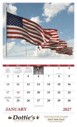 Custom Good Value™ Celebrate America - Spiral Calendar - 6